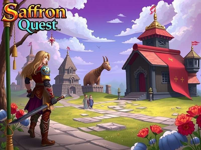 Saffron Quest Mystic Lands Gameplay Screenshot