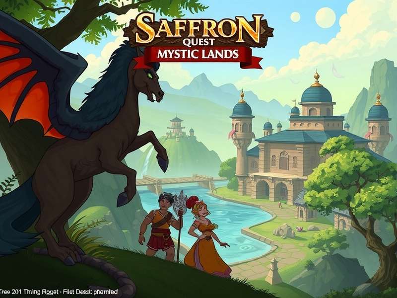 Saffron Quest Mystic Lands Game Hero Image